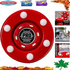 NHL Pro Commander Puck with High Density Glide Pins for Speed and Durability