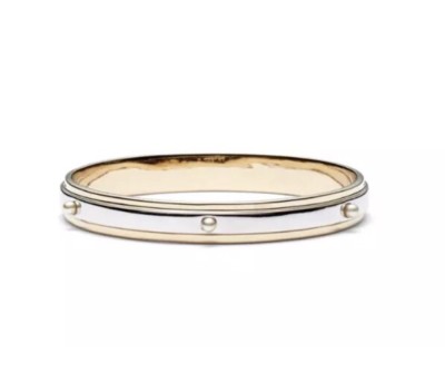 St. John Collection Women's Studded Two Tone Bangle W1135