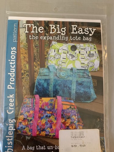 Tragetasche Schnittmuster, The Big Easy Tote Bag Schnittmuster, Whistlepig Creek Muster - Bild 3 von 4