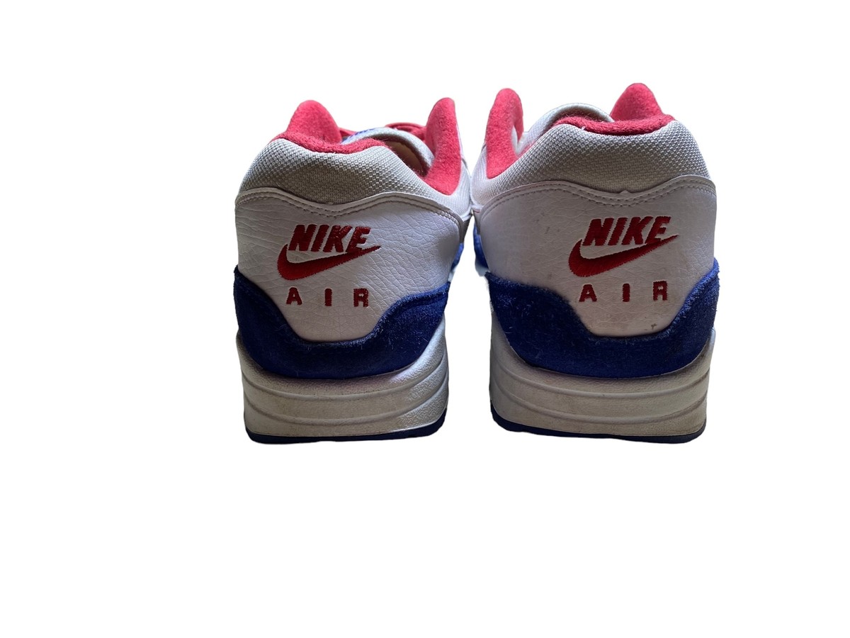 Nike Air Max 1 'USA' White Red Blue Running Shoes Men's (Size