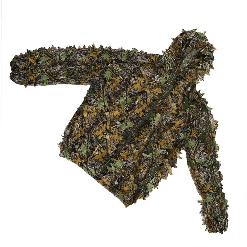 3D Leafy Bionic Maple Leaf Hunting Ghillie Youth Adult Camouflage