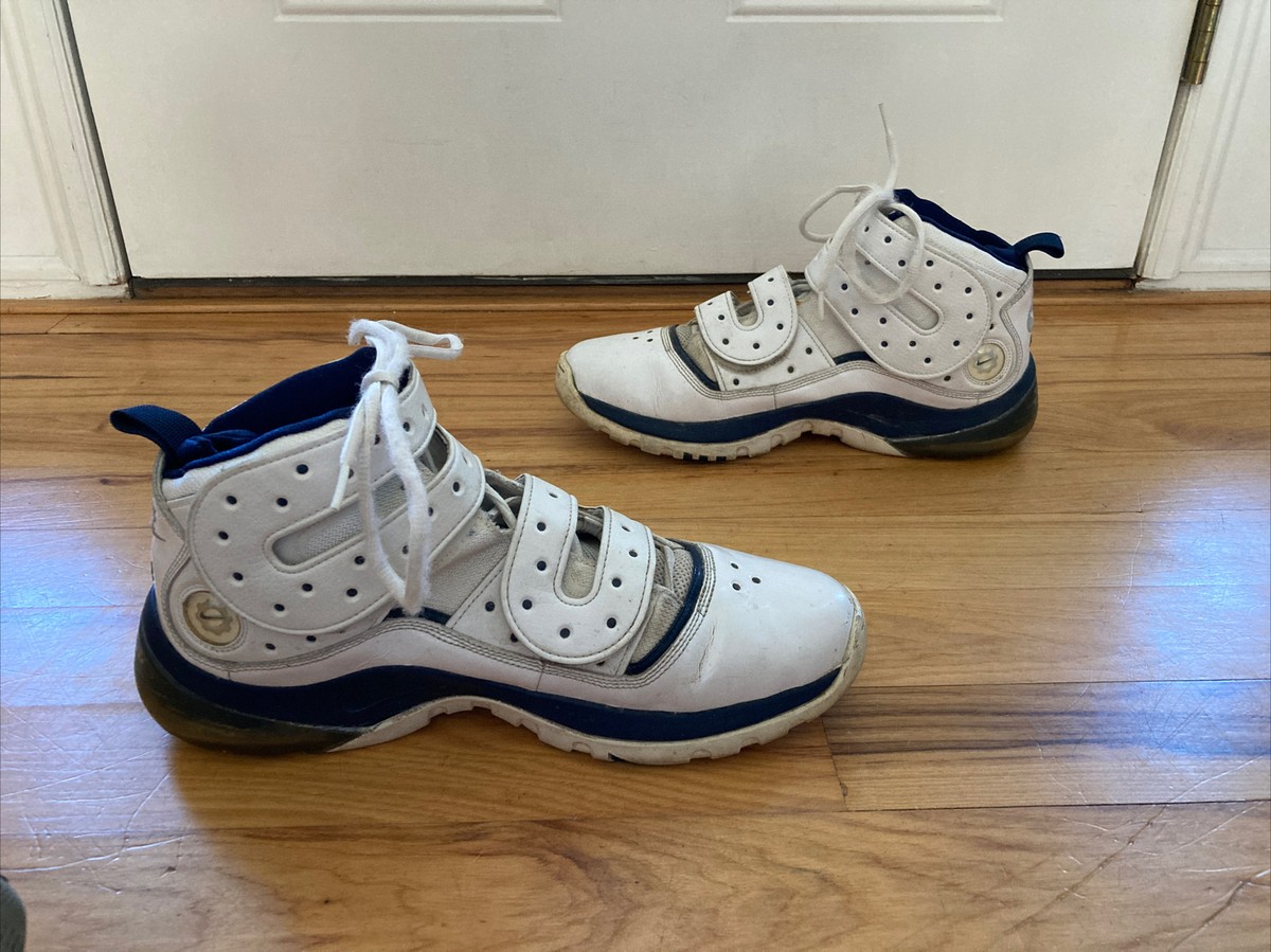 Size 13 - Nike Zoom Sharkley White Navy for sale online | eBay