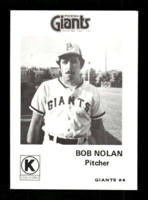 1975 Circle K Phoenix Giants 18 Bob Nolan BXCP28