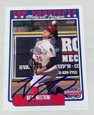 Nick Nastrini SIGNED 2022 Midwest Prospects Set Card RC Auto Chicago White Sox