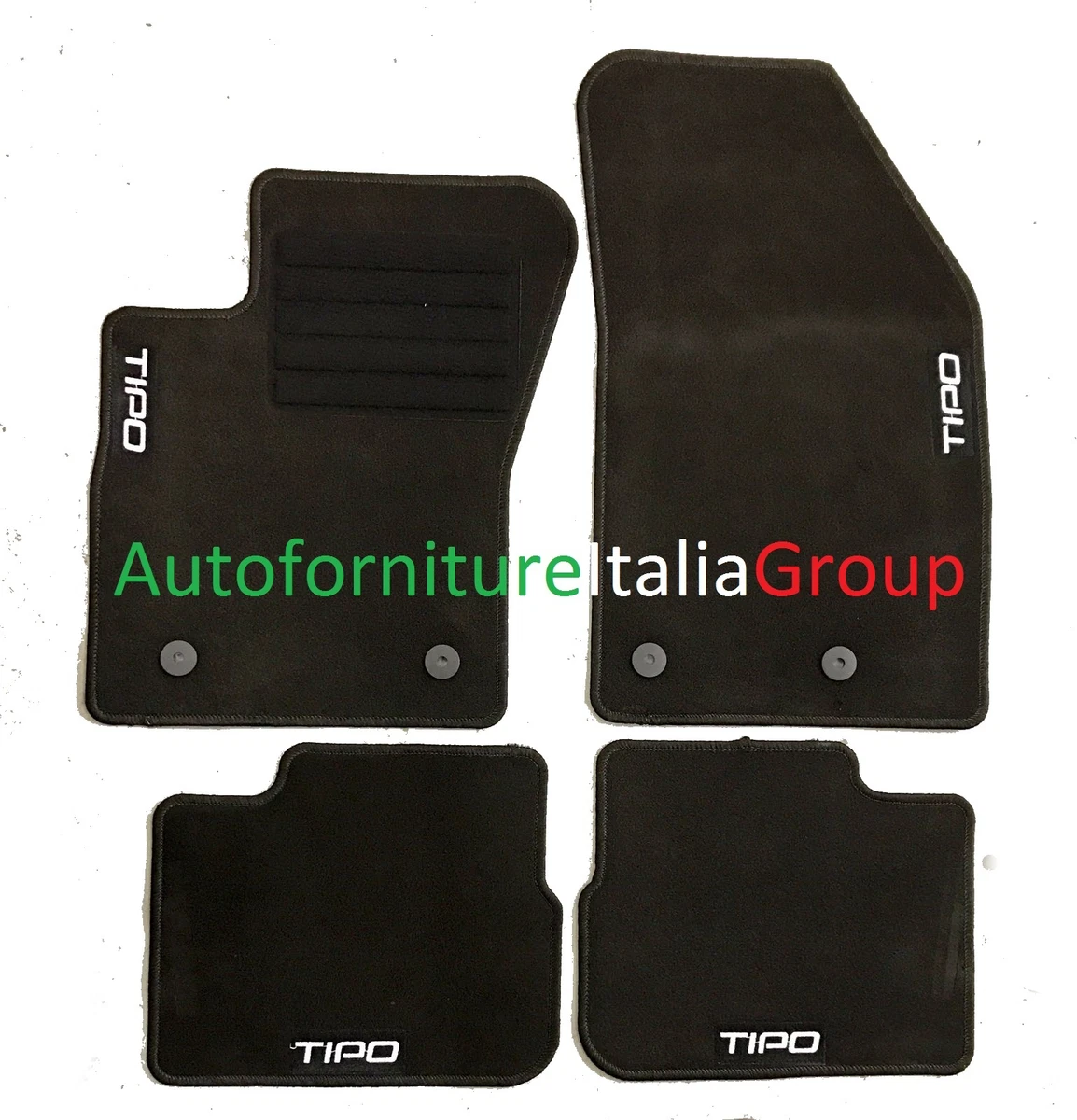 RICAMBIITALIA2017 TAPPETI - TAPPETINI Moquette 4 Loghi 3 Fix dal