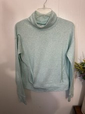 All In Motion XL Sweatshirt Thumboles Pockets Shine Stripe Gils NWT