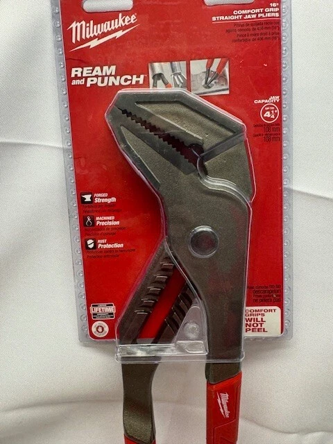 Milwaukee 48-22-6316 16 in. Comfort Straight-Jaw Pliers *New - Image 3 of 4