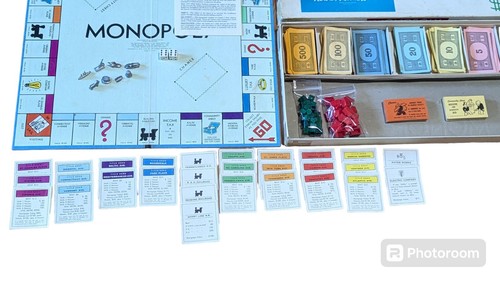 Vintage 1973 Parker Brothers Inc Monopoly Board Game - Picture 2 of 11