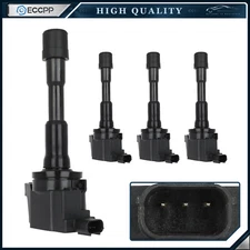 ECCPP 4 Ignition Coils For 13-15 Acura ILX 12-15 Civic 1.5L 10-14 Insight 1.3L
