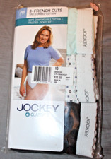Jockey Classics French Cut 100 Combed Cotton Underwear 10 Women's New 3 pk