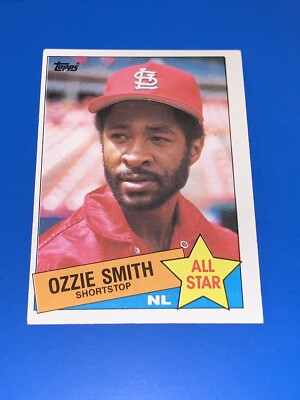 1985 Topps Baseball Ozzie Smith All Star Card #715 St. Louis
