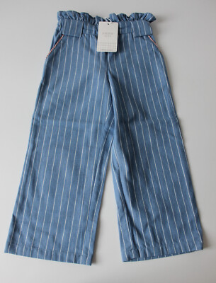 NEU! Hose Mädchen Gr. 102 Carrement Beau blau weiß Streifen NP 45 Euro