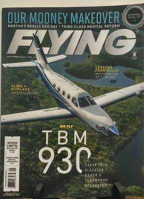 Flying September 2016 We Fly TBM 930 Lessons from Sully Planes  FREE SHIPPING sb