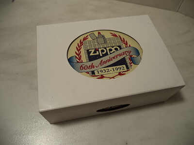 ZIPPO LIGHTER 60 TH ANNIVERSARY 1932-1992 LIMITED EDITION