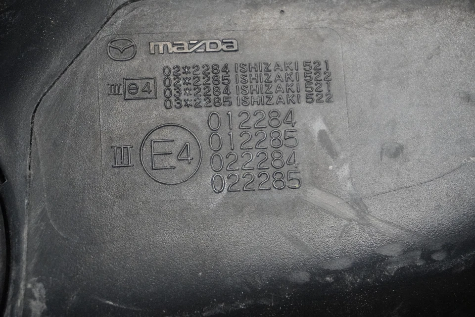 Espejo de puerta Mazda CX7 2007 2008 2009 lado del pasajero blanco OEM E4012284 Foto 4 de 4