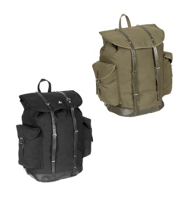 BW Gebirgsrucksack altes Modell 30 Liter Wandern Outdoor schwarz oliv