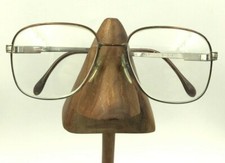 Vintage Tura 528B Silver Bronze Metal Square Sunglasses Italy FRAMES ONLY