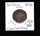 Photo of a 1858 Victoria Shilling from an eBay sale