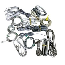 Lot of 21 Landline Telephone Cords Cable Wire Connector Modem Fax Phone Plug