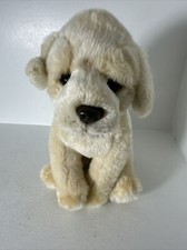 Animal Alley Yellow Lab Labrador Realistic Puppy Dog Plush 12"2000 Toys R Us