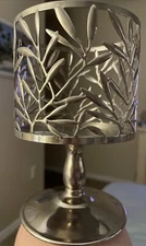 Botanical Leaf 3-Wick Pedestal Candle Holder Bath & Body Works