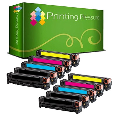 Lot De 4 Cartouches De Toner Compatibles HP Laserjet Pro CM1412FN / CP1525 - Marque Visiodirect