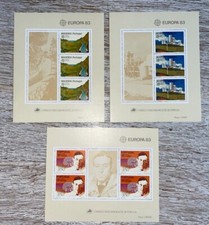 TIMBRE EUROPA PORTUGAL ANNÉE 1983 à 1988 BLOCS NEUF ** LUXE