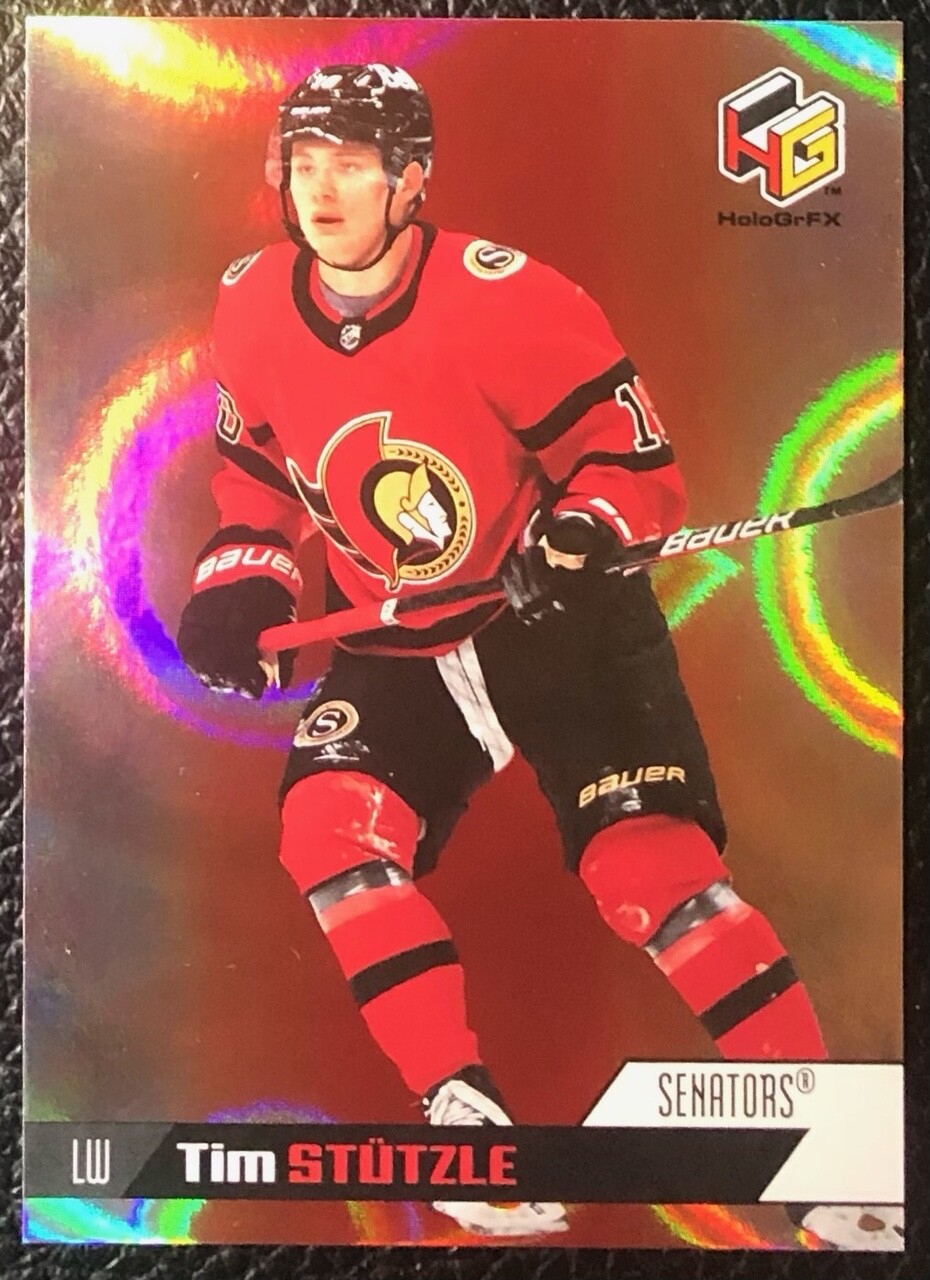 2020-21 Upper Deck HoloGrFX Tim Stutzle HG-3 Ottawa Senators RC