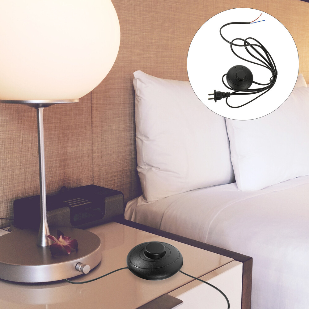 Lamp Foot Switch Christmas Tree Foot Pedal Switch Inline Lamp Switch US