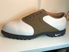 Nike Air Kempshall Last Mens Golf Shoes Cleats  White Brown Leather Sz 11.5 — photo 4
