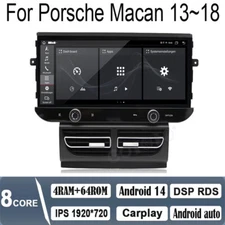 12.3" Android Navigation Car Gps Stereo Radio Carplay For Porsche Macan 13~2018