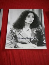Christine Kaufmann,Autogramm, Autograph auf Grossfoto,