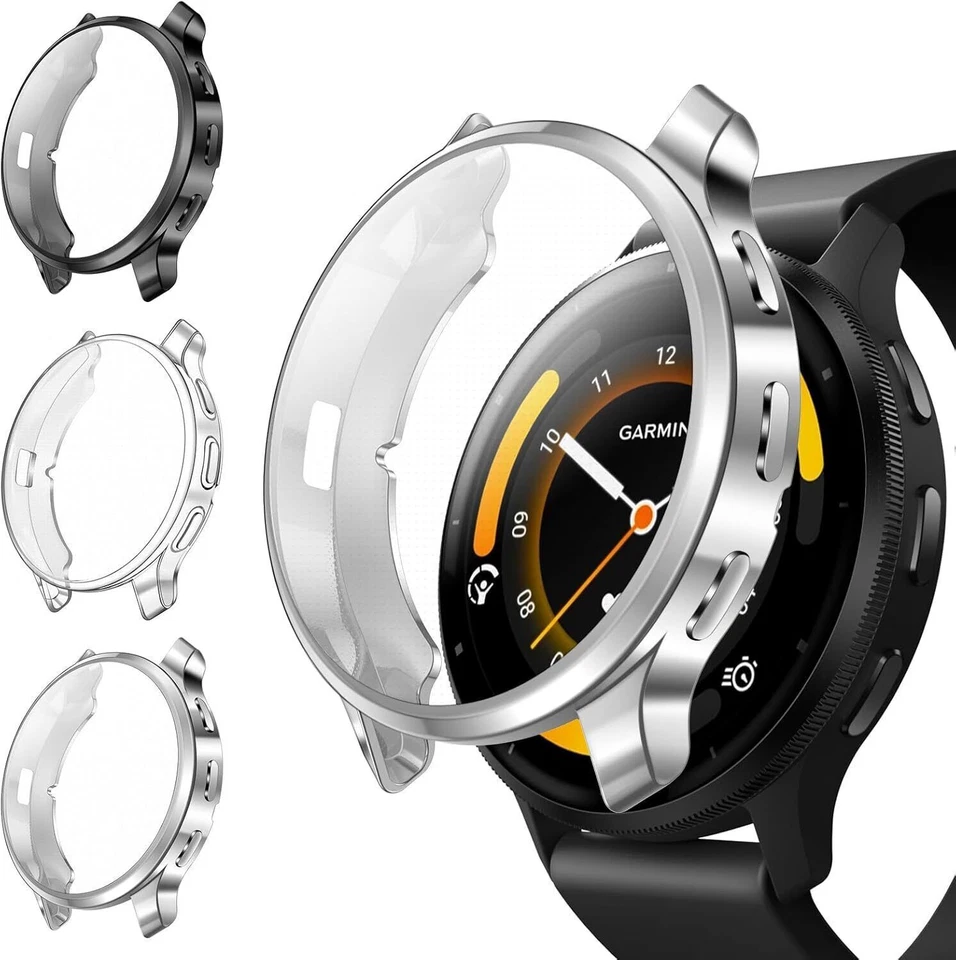 FINTIE 3 Pack Screen Protector Case for Garmin Venu 3 (45mm) Watch Soft TPU Full Cover
