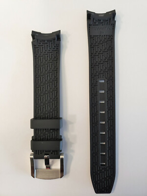 Original Tissot PRC-200 T055410A Black 19mm Rubber Watch Band