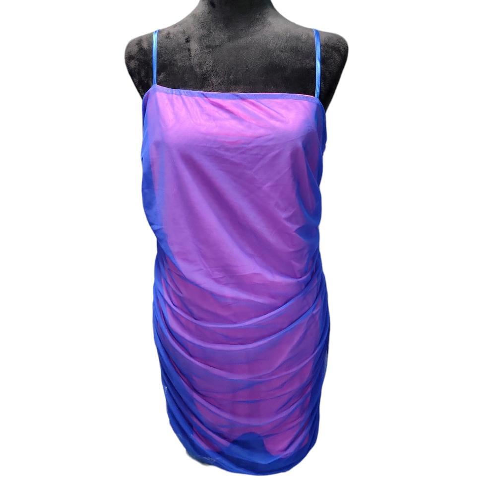 blue and pink bodycon dress Ocean Blue Bodycon Dress – House of Barretti