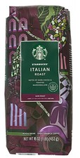 Starbucks Italian Roast Whole Bean Coffee 16oz Dark Roast 100 Arabica