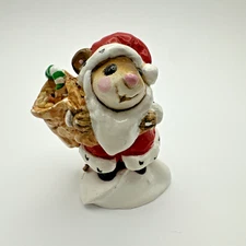 Wee Forest Folk M-043 Santa Mouse (RETIRED) 1980 Annette Petersen WFF Christmas