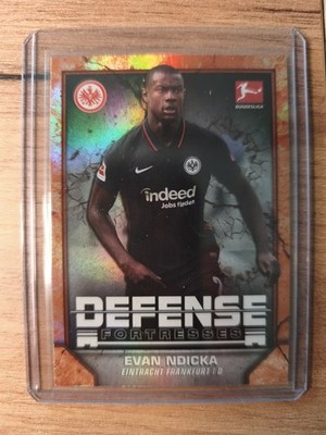 Topps Bundesliga Flagship 21/22 Orange Defense Fort. Eintracht Evan Ndicka /25