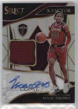 2021 Select X-Factor Memorabilia Signatures Silver Prizm Isaac Okoro Auto 0w8