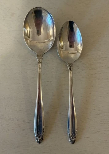 Vintage International Sterling Soup Spoon and Teaspoon Prelude