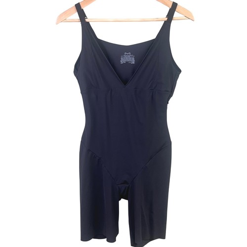 Maidenform Black Open Bust Body Shaper Wear Your Own Bra Control Shape Wear XL