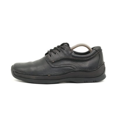 Clarks Herren Active Air Halbschuhe Schwarz Leder Stoßdämpfend Business EU 41