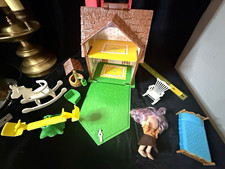 Vintage 1976 Holly Hobbie Play Set w/ Box Knickerbocker 2686 11 Pcs Heather Dol