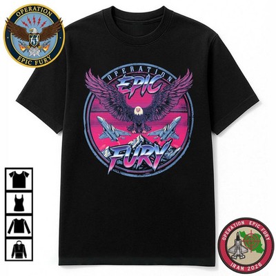 U.S. Forces Launch Operation Epic Fury Shirt Size S-4XL