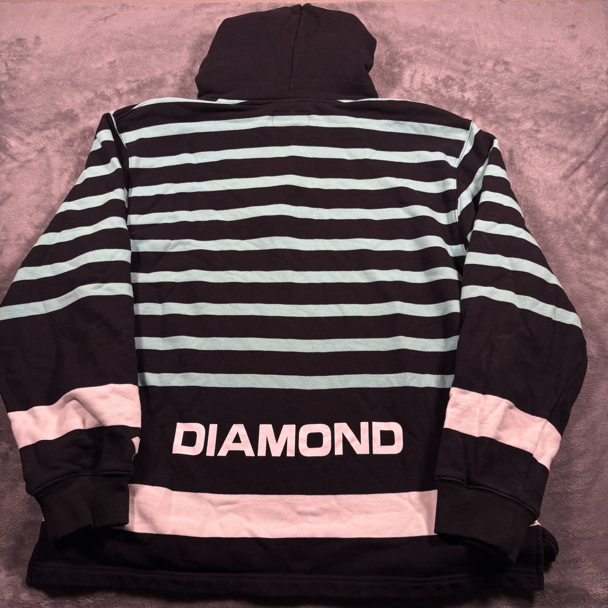 90〜00s Nautica ds knit black Vintage Nautica Hoodie Mens XL Black Blue Striped Knitted 1/4 Zip