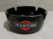 POSACENERE PUBBLICITARIO MARTINI RARO VINTAGE CERAMICA NERO PUBBLICITÀ NUOVO