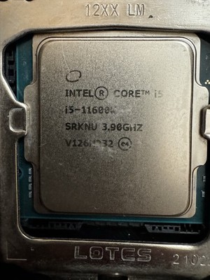 Intel Core i5-11600K CPU (Tested & Working) + FREE As-Is/Defective Motherboard