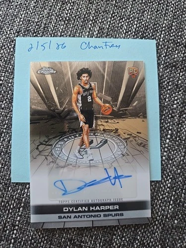 Dylan Harper 2025-26 Topps Chrome Issue Autograph Rookie #TAIR-DH