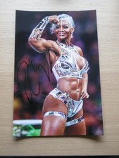 Jade Cargill "wrestling" autograph signed 20x30 cm picture WWE