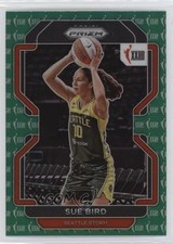 2022 Panini Prizm WNBA W25 Green Prizm Sue Bird #157 11ba